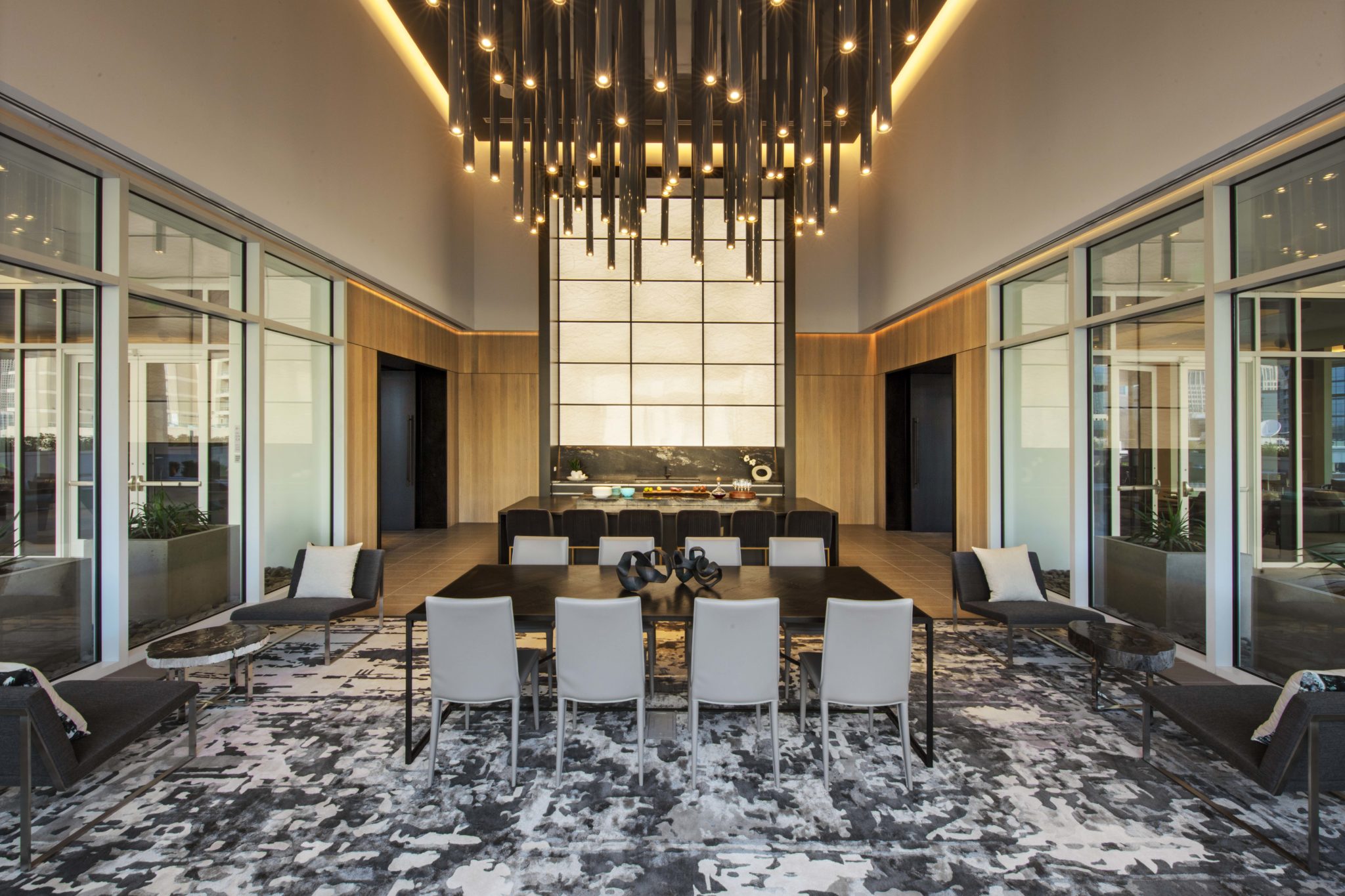 Lounge seating at The Victor